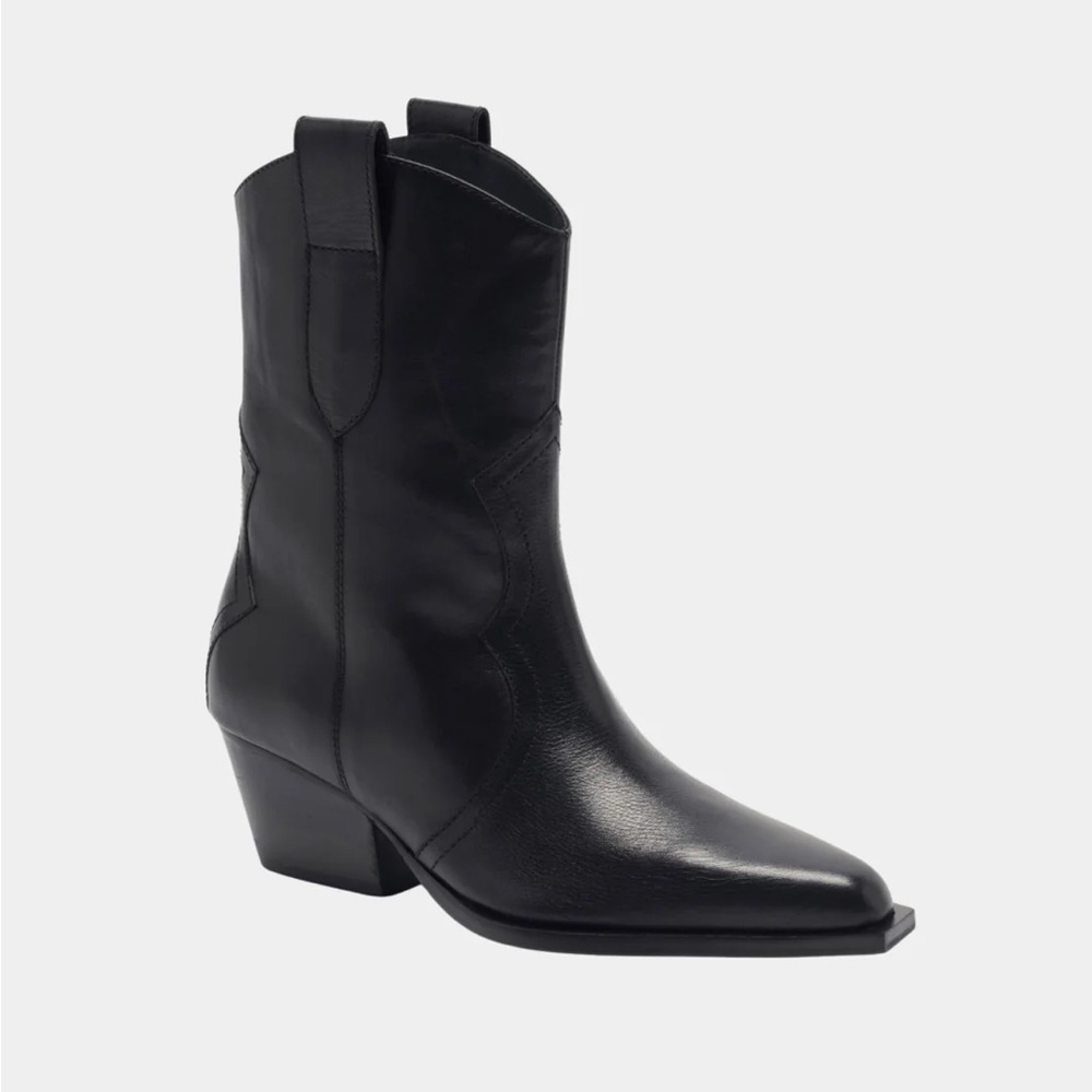 FREE PEOPLE
CAT NAP BOOT | BLACK LEATHER